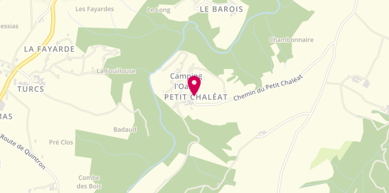 Plan de Camping l'Oasis, 810 Chemin Du
Petit Chaleat, 07370 Eclassan