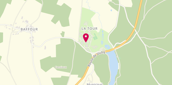 Plan de Camping Municipal Les Prades, Lieu-Dit Tour, 43160 La Chaise-Dieu
