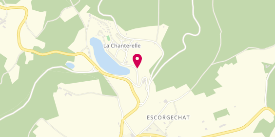 Plan de Camping la Chanterelle, Le
Prat Barrat, 43440 Champagnac-le-Vieux