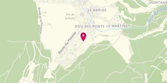Plan de Camping Clicochic Alpes Lodges, 194 Rue du Rocher Blanc, 73710 Pralognan-la-Vanoise