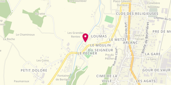 Plan de Camping le Metz, 14 Rue Jean Marotte, 63220 Arlanc