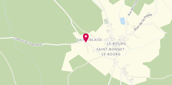 Plan de GCU Saint-Bonnet-le-Bourg, 395 Route de Marchaud, 63630 Saint-Bonnet-le-Bourg
