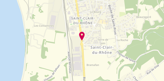 Plan de Le Daxia, Route Péage, 38370 Saint-Clair-du-Rhône