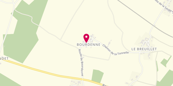 Plan de Gîtes et camping des acacias, 10 Route de Bourdenne, 17240 Clion