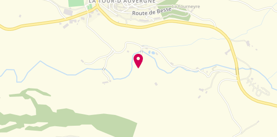 Plan de Camping la Vallée, Chauderie Basse, 63680 La Tour-d'Auvergne