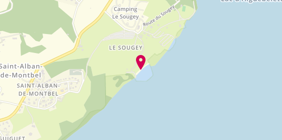 Plan de Camping du Sougey, Route du Sougey, 73610 Saint-Alban-de-Montbel