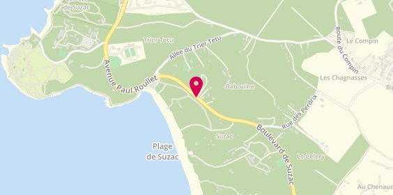 Plan de Camping le Pin Franc, 116 Boulevard de Suzac, 17132 Meschers-sur-Gironde