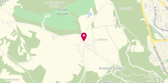 Plan de Camping la Plage Verte, Route de la Tour d'Auvergne, 63240 Mont-Dore