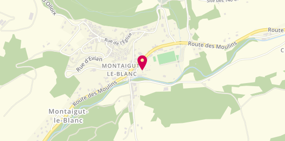 Plan de Camping le Pré, 3 place Amouroux, 63320 Montaigut-le-Blanc