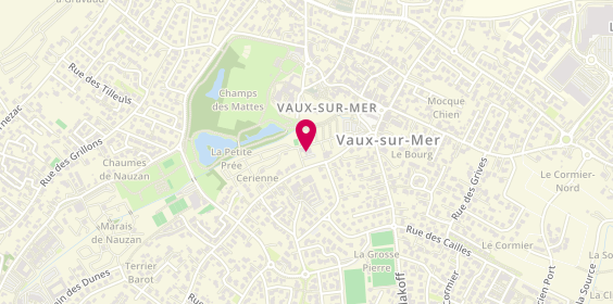 Plan de Camping le Val Vert, 108 avenue Frédéric Garnier, 17640 Vaux-sur-Mer