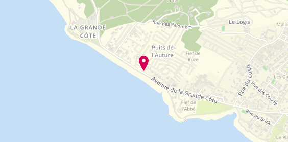 Plan de Camping le Puits de l'Auture, 151 avenue de la Grande Côte, 17420 Saint-Palais-sur-Mer