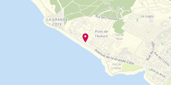 Plan de Camping Côte de Beauté Saint Palais Sur Mer, 157 avenue de la Grande Côte, 17420 Saint-Palais-sur-Mer