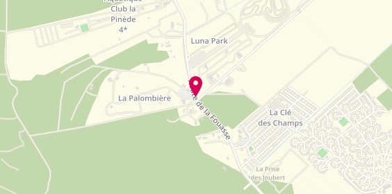 Plan de Camping la palombière - 3 étoiles, 1551 Route de la Fouasse, 17570 Les Mathes/ La Palmyre