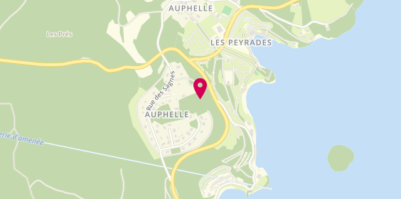 Plan de Camping Les Myrtilles, Lieu-Dit Auphelle, 87470 Peyrat-le-Château