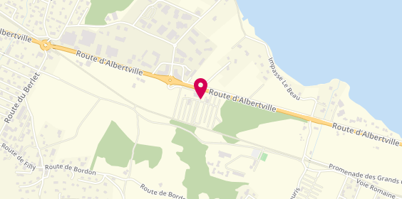 Plan de Camping Europa Restaurant le Moulin, 1444 Route d'Albertville, 74410 Saint-Jorioz