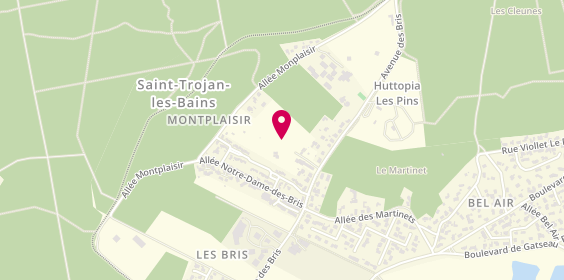 Plan de Camping St-Tro'Park, 36 avenue des Bris, 17370 Saint-Trojan-les-Bains