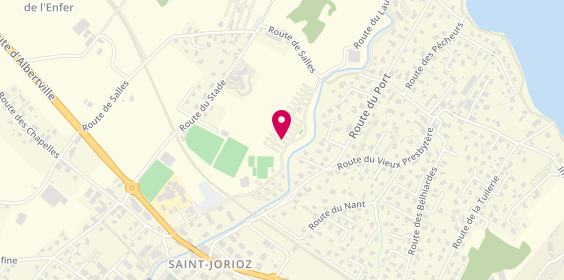 Plan de GCU Saint-Jorioz, 523 Route du Laudon, 74410 Saint-Jorioz