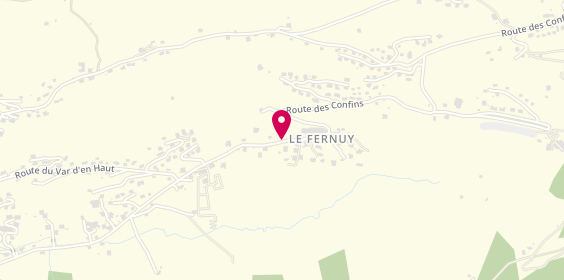 Plan de Domaine de Fernuy, Route Confins, 74220 La Clusaz