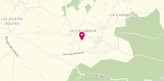 Plan de Camping du Colombier, 8 Rue des Charrots, 63410 Loubeyrat