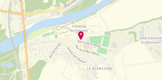 Plan de Camping de l'Oiselon, Rue Emile le Breüs Et/Ou
Rue Georges Convert, 01160 Pont-d'Ain