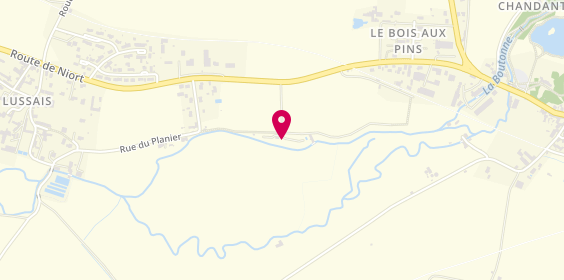 Plan de Camping le Moulin Restaurant des Canards, 1 Route de Niort, 79110 Chef-Boutonne