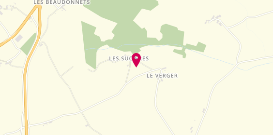 Plan de Camping Les Suchères, Les Sucheres, 63700 Buxières-sous-Montaigut