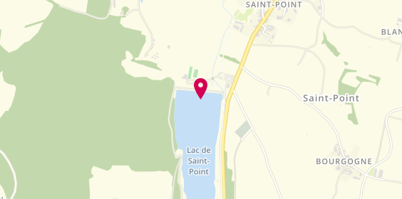 Plan de Camping du Lac, Lac Saint-Point Lamartine, 71520 Saint-Point