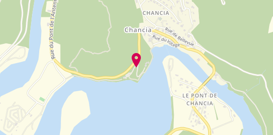Plan de Camping de Chancia, La Presqu Ile, 01590 Chancia