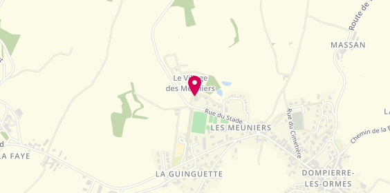Plan de Village des Meuniers, 344 Rue du Stade, 71520 Dompierre-les-Ormes