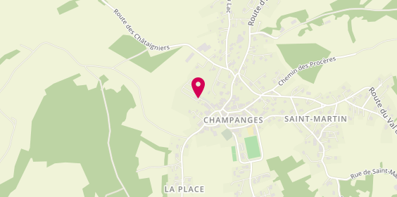 Plan de Camping la Prairie, 18 Rue de Savoie, 74500 Champanges