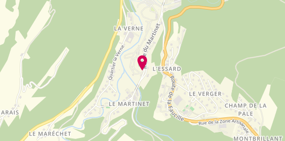 Plan de Camping le Martinet, 14 Route du Martinet, 39200 Villard-Saint-Sauveur