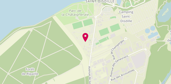 Plan de Camping le Disdillou, 98 Bis avenue de Saint-Disdille, 74200 Thonon-les-Bains