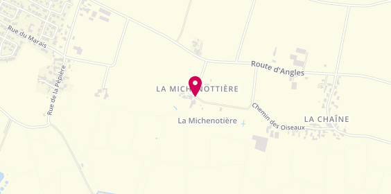 Plan de Camping la Michenotière, 205 Rue de la Michenotière, 85560 Longeville-sur-Mer