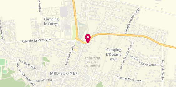 Plan de Campings Chadotel, 54 Rue Georges Clemenceau, 85520 Jard-sur-Mer