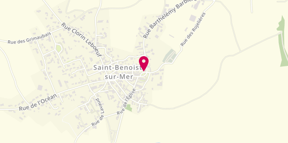 Plan de Camping Municipal du Marais, 2 Place Mairie, 85540 Saint-Benoist-sur-Mer