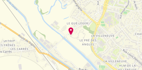Plan de Le CAMPING AU BON ENDROIT, Rue du Gué Léger, 71600 Paray-le-Monial
