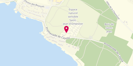 Plan de Camping Mirabel la Baie de Cayola, 17 promenade de Cayola, 85180 Les Sables-d'Olonne