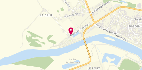 Plan de Camping de la Chevrette, 41 Rue de la Chevrette, 71160 Digoin