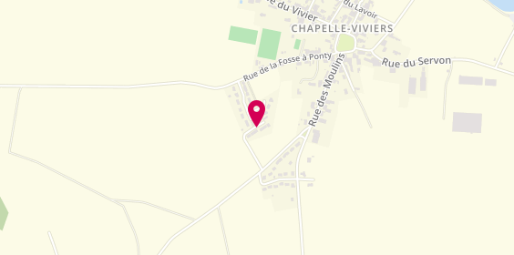 Plan de Camping du Mouchet, Les Margoulières, 86300 La Chapelle Viviers