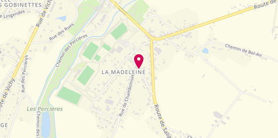 Plan de Camping Municipal, La Madeleine, 03290 Dompierre-sur-Besbre