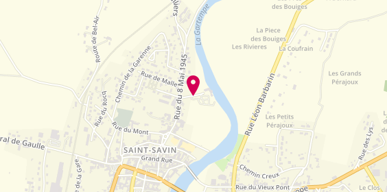Plan de Camping du Moulin de la Gassotte, 10 Rue du 8 Mai 1945, 86310 Saint-Savin