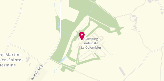 Plan de Camping le Colombier, Le Colombier, 85210 Saint-Martin-Lars-en-Sainte-Hermine