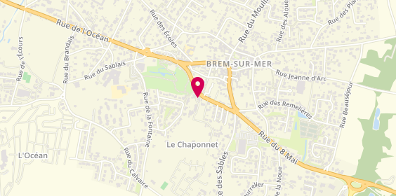 Plan de Le Chaponnet, 16 Rue du Chaponnet, 85470 Brem-sur-Mer
