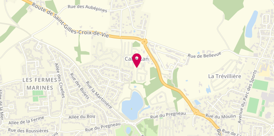 Plan de Cabestan, 24 Route de Saint-Gilles, 85470 Bretignolles-sur-Mer