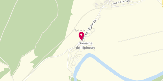 Plan de Camping de l'Epinette, 15 Rue de l'Épinette, 39130 Châtillon