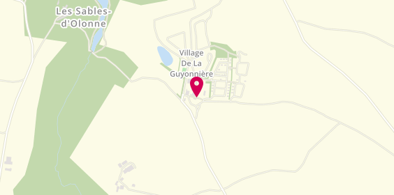 Plan de Camping Village de la Guyonnière, 1 la Guyonnière, 85150 Saint-Julien-des-Landes