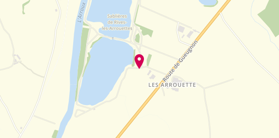 Plan de Lac des Arrouettes Le, Les Arrouettes, 71320 Toulon-sur-Arroux