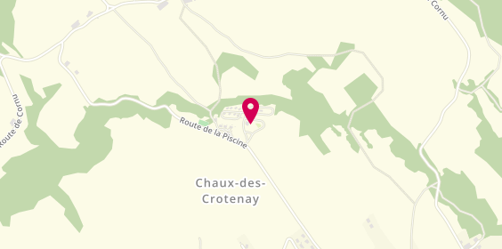 Plan de Camping et Piscine Bois Joli, 8 Route de la Piscine, 39150 Chaux-des-Crotenay