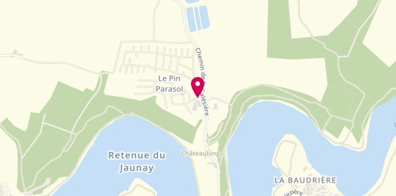 Plan de Camping 5 étoiles Yelloh! Village le Pin Parasol, 6 Château Long, 85220 La Chapelle-Hermier