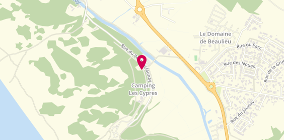 Plan de Camping Les Cyprès, 41 Rue du Pont du Jaunay, 85800 Saint-Gilles-Croix-de-Vie